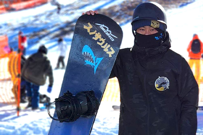 OJK所属 スノーボーダー　岡 健蔵